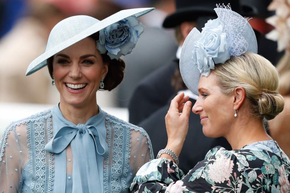  Kate and Zara at Ascot this year