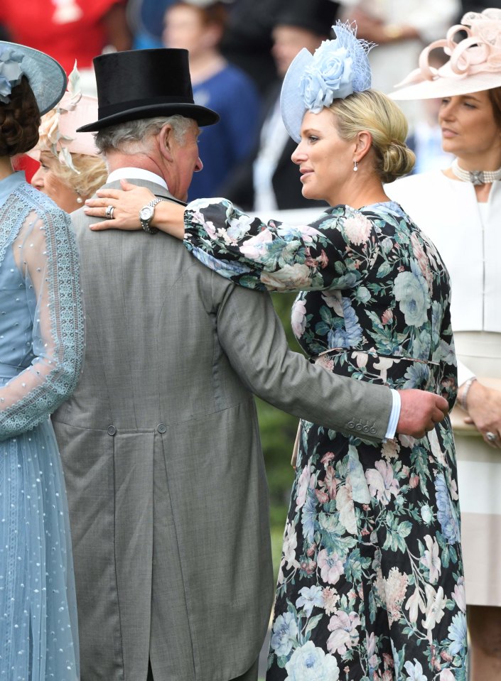  Zara Tindall and Prince Charles showed their sweet uncle and niece bond yesterday at Royal Ascot