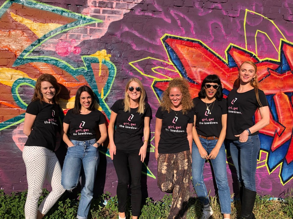  Alice and her friends wearing Lowdown t-shirts before an event