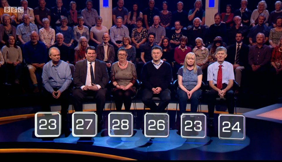  Judith won the BBC2 show with 28 points — just one more than runner-up Ian Orriss