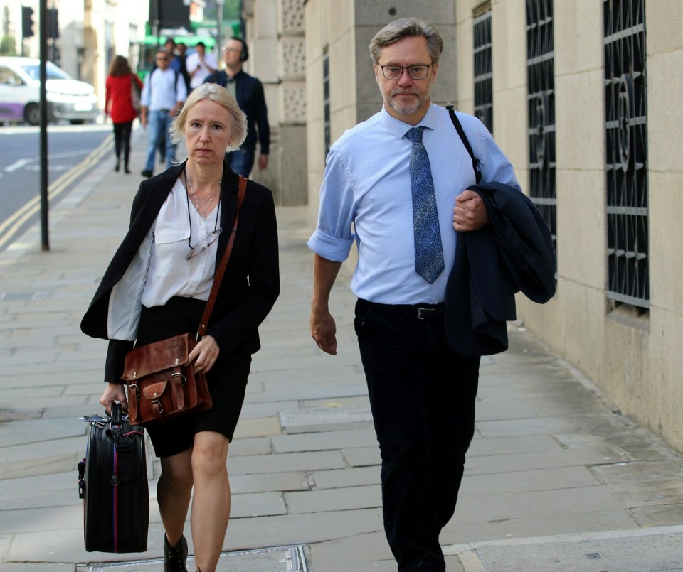  John Letts and Sally Lane, pictured today, sent money to their son in Syria