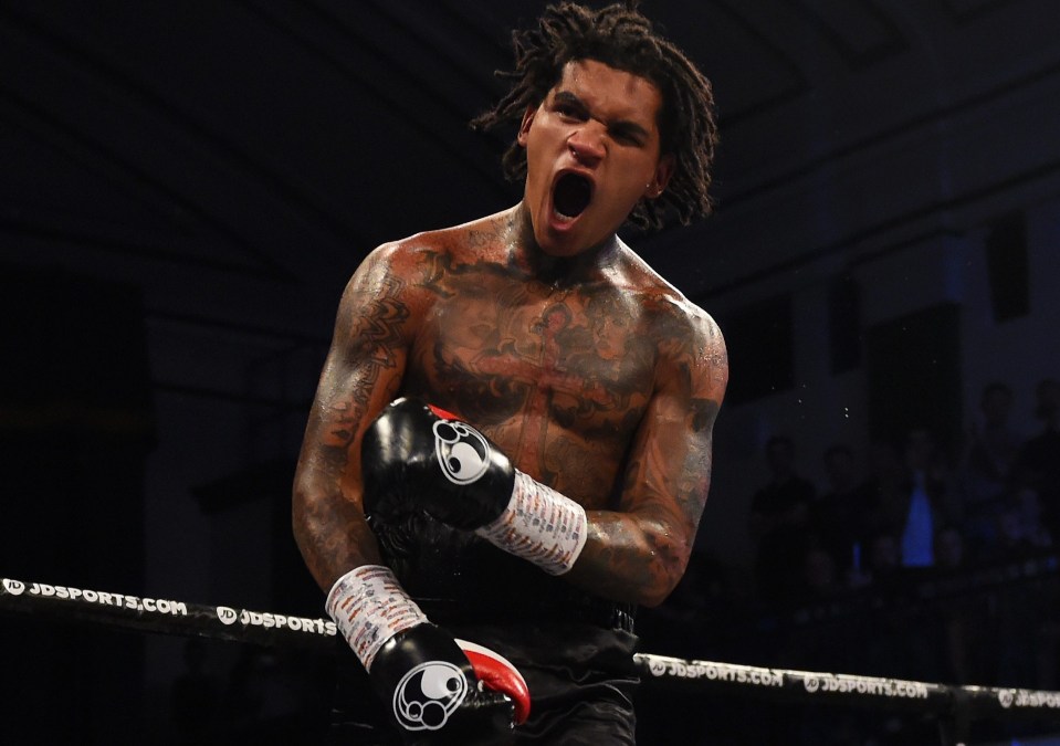 Conor Benn celebrates win over Jussi Koivula