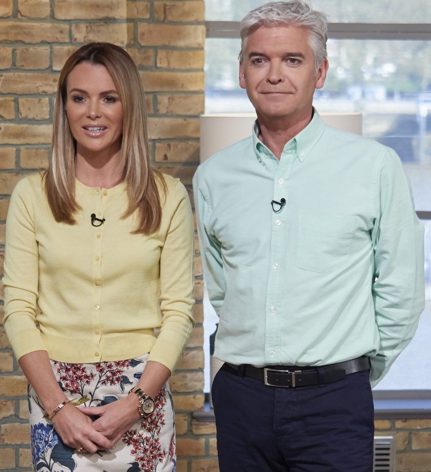  The feud between Phillip and Amanda Holden continues to rumble on