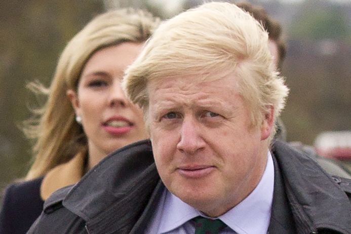 Wannabe-PM Boris Johnson had a row with girlfriend Carrie Symonds