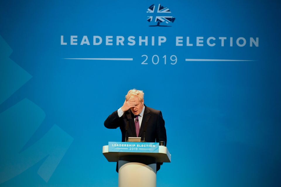  Boris Johnson is under pressure in the Tory leadership race