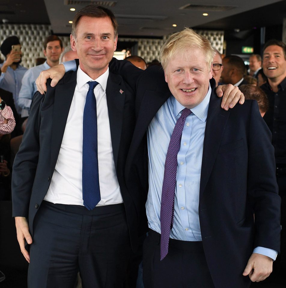  Boris and Hunt's policy differences are beginning to show