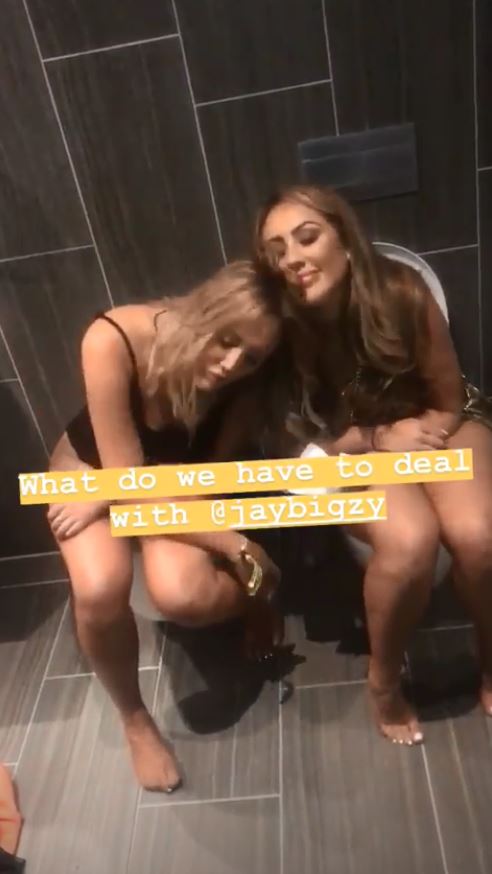  The pair looked worn out in a social media picture at the end of the night