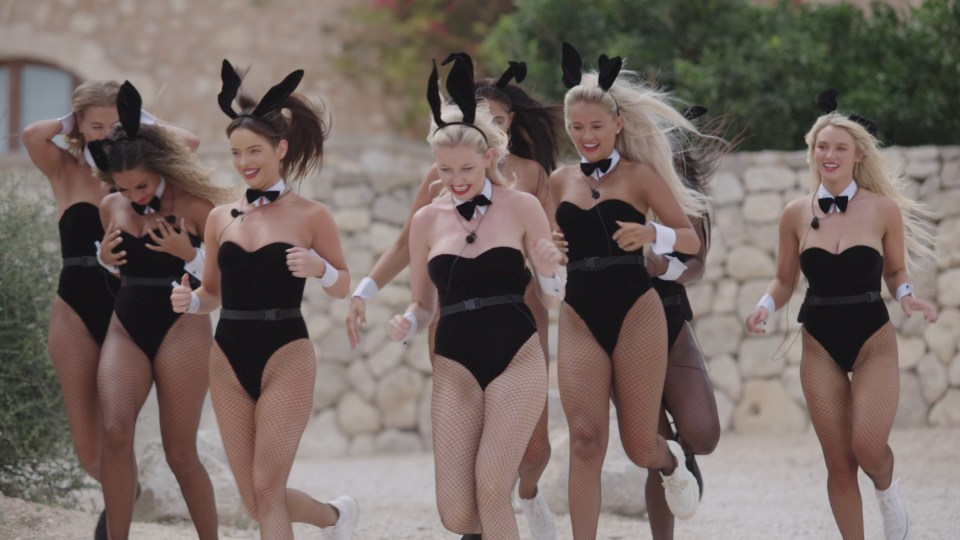  Love Island has been slammed for the challenge which saw the female contestants don Playboy outfits to workout in