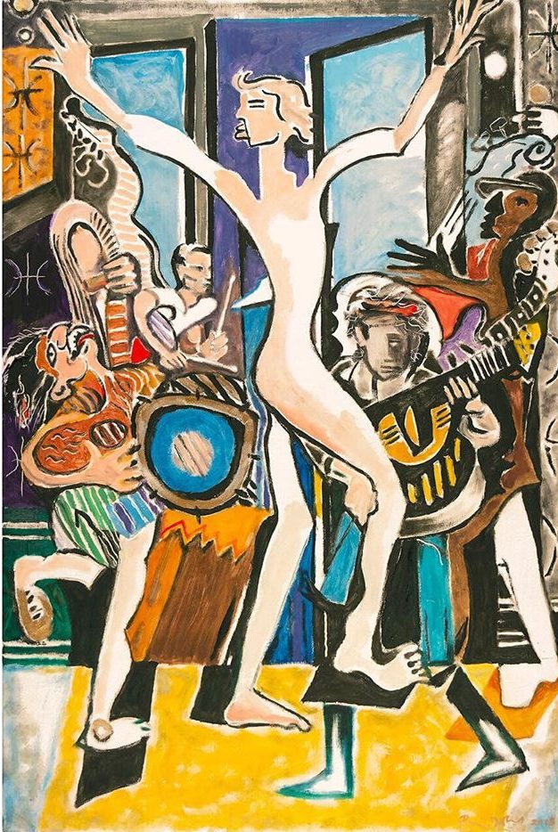  Ronnie's take on Picasso's The Three Dancers appears to depict Mick as a woman