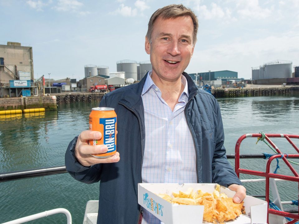  Jeremy Hunt - campaigning in Scotland at the weekend