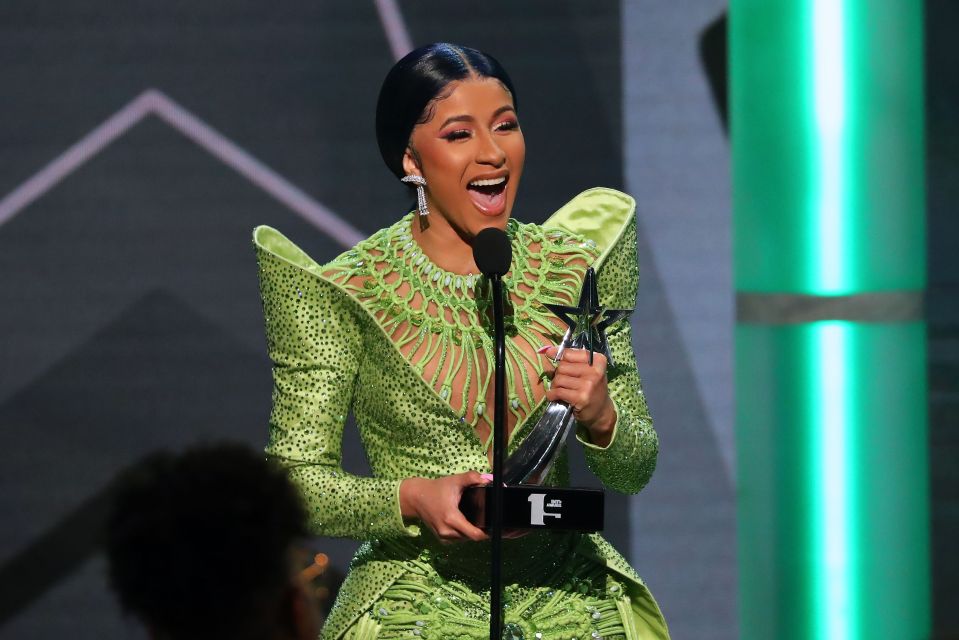  The rapper was the big winner last night, scooping two awards