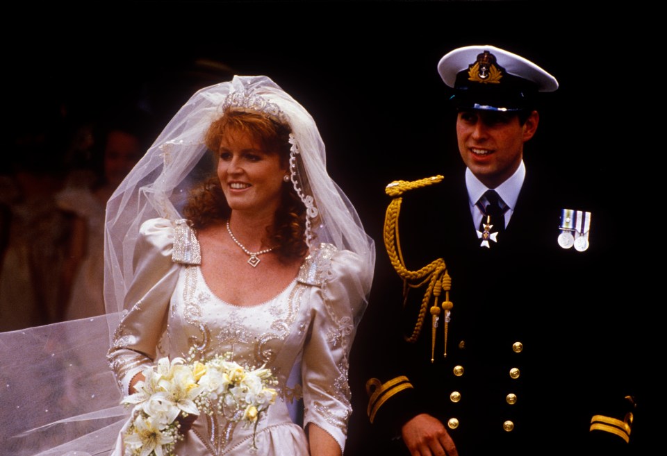  Fergie and Prince Andrew, 59, married at Westminster Abbey in July 1986 but got divorced in 1996