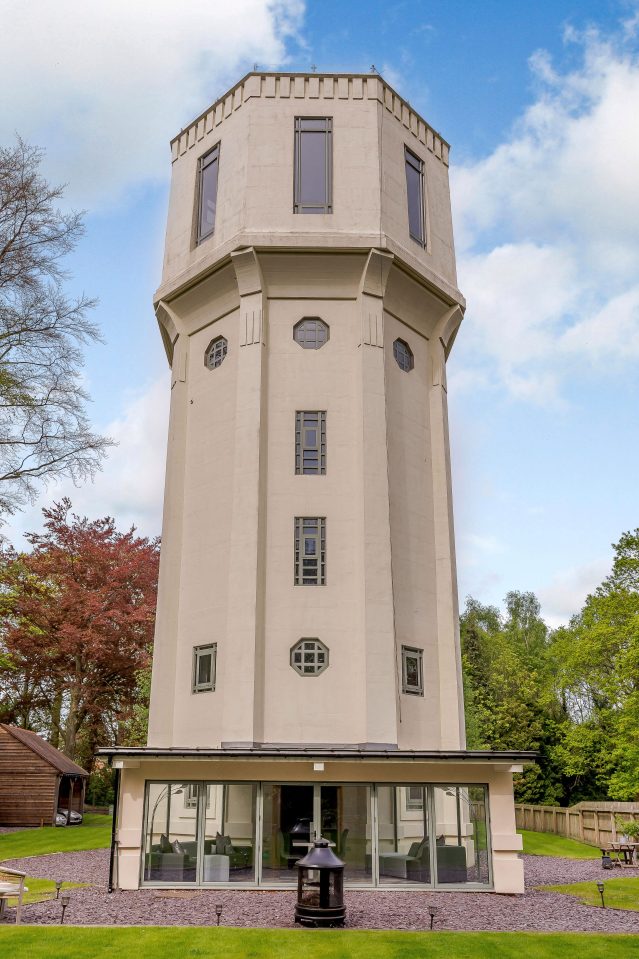  The High Legh water tower fell into disrepair until it was bought by a property developer