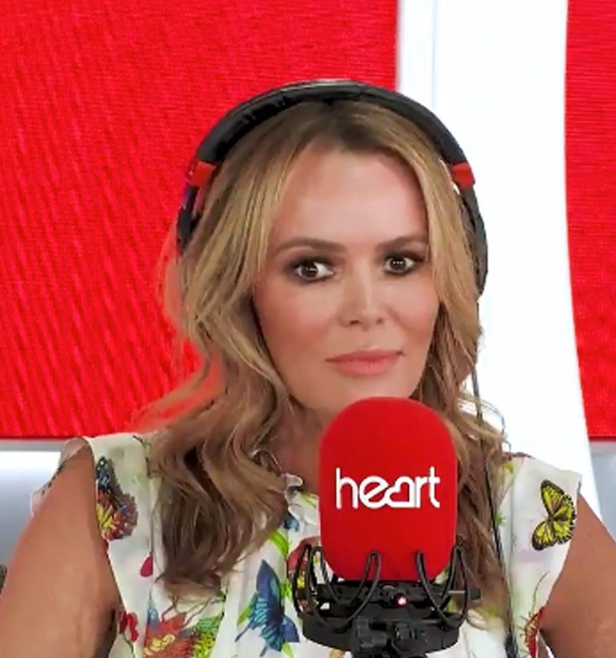  Amanda spoke about the feud on her Heart radio show yesterday