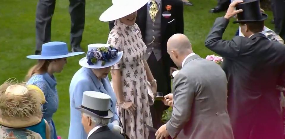  Mike Tindall made the Queen laugh at Royal Ascot last week by producing a miniature top hat from within his own