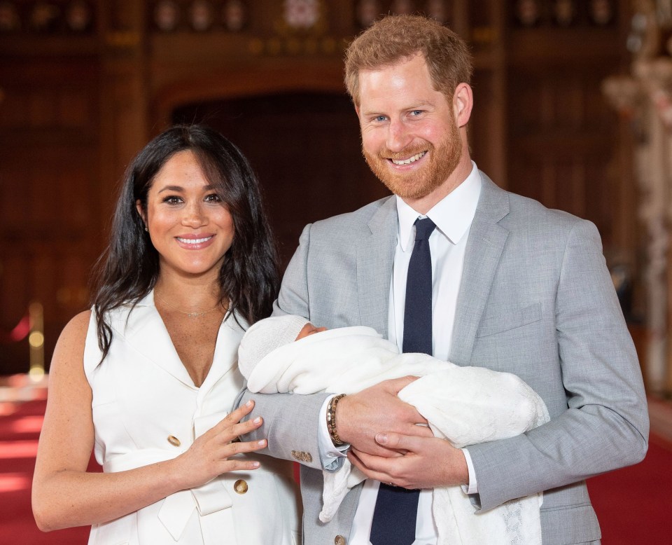 Baby Archie was born in May, with his parents saying he was amazing