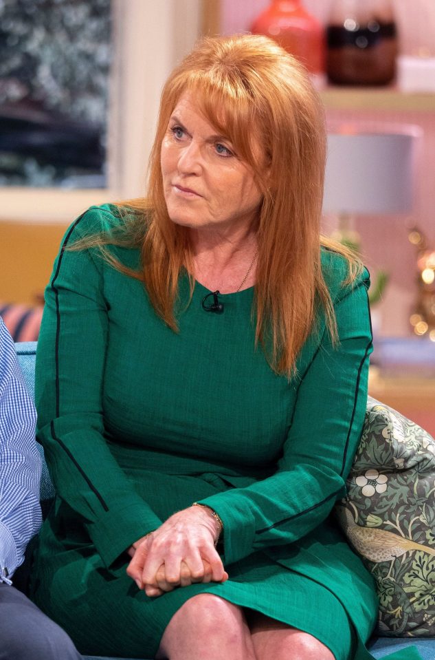  Sarah Ferguson, the Duchess of York, appeared on This Morning today