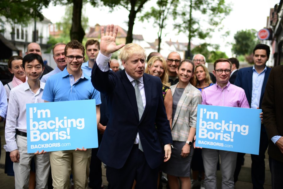  Boris on the campaign trail today as he launched his fight back