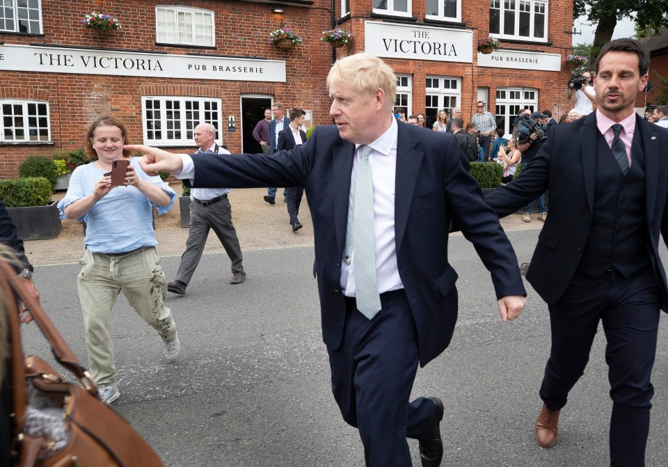  Boris today on the campaign trail in South London and Surrey