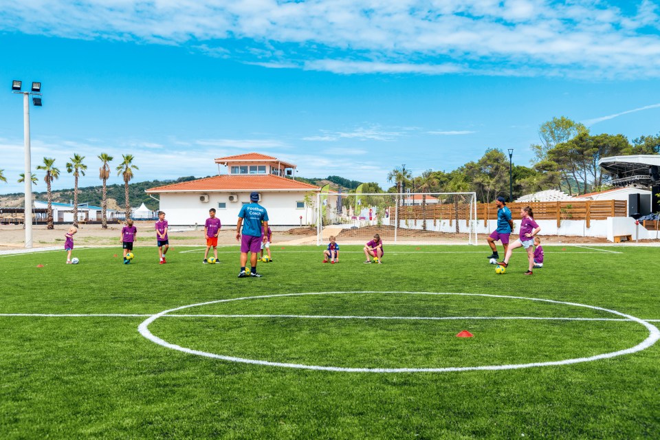  The Holiday Village's football academy