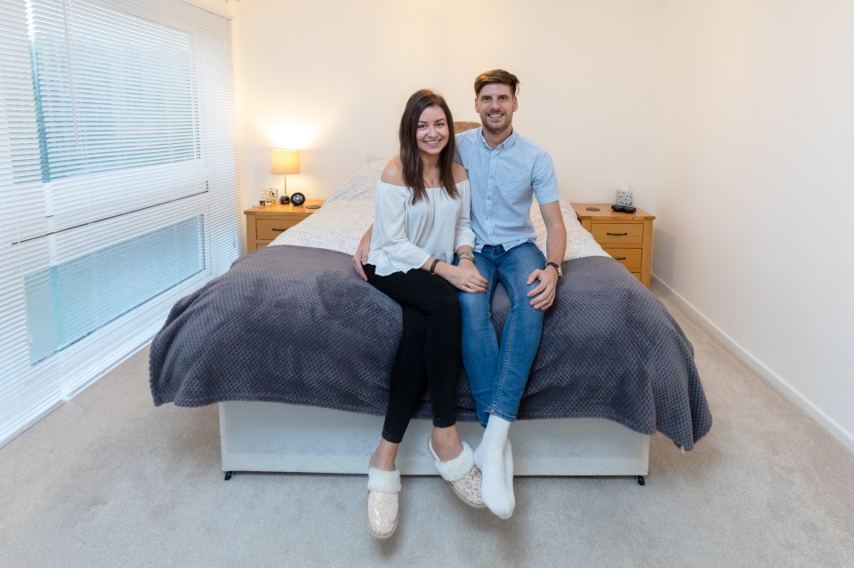 Stacey and Mark moved into their flat only a few weeks ago