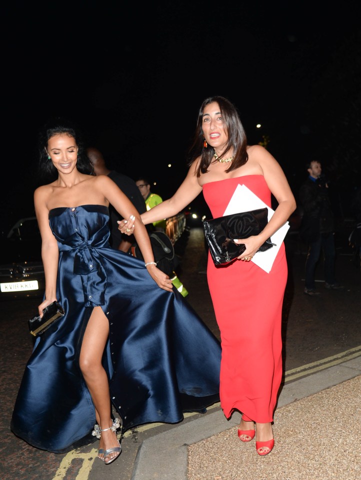 Maya was joined by her mum for the Kensington Gardens bash