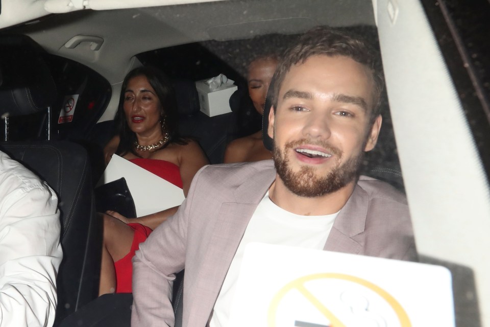 The One Direction star grinned as he took the front seat