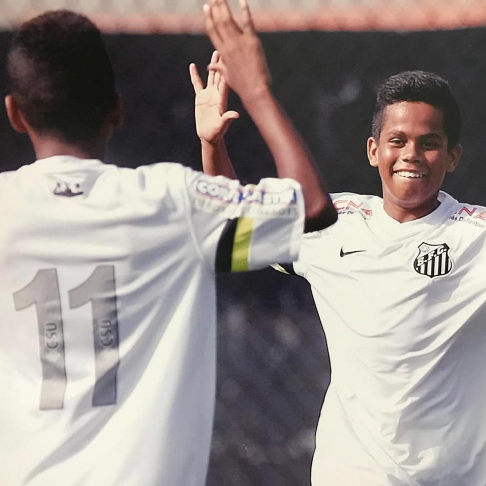  At youth level, Rodrygo starred for Santos