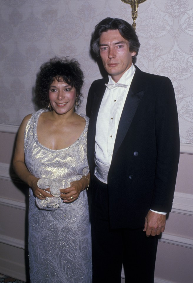  Billy Drago with his actress wife Silvana Gallardo at an awards ceremony in 1988