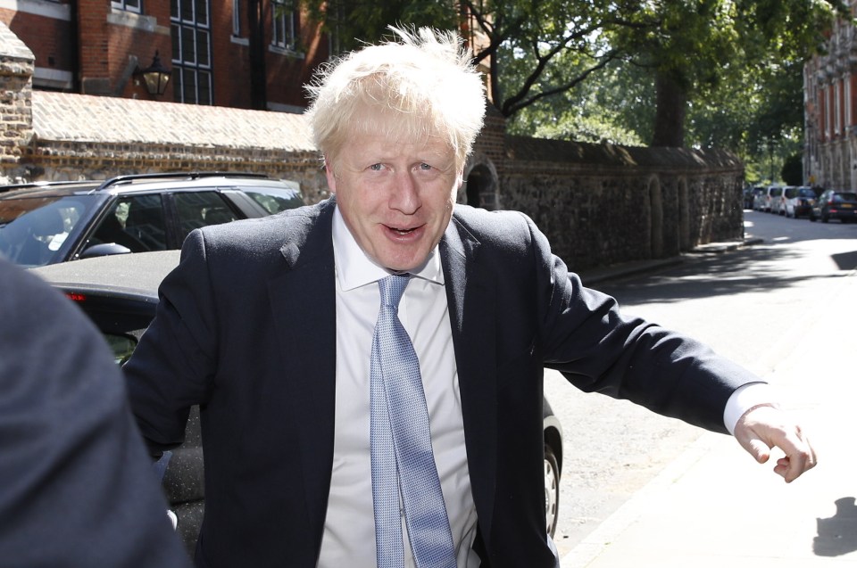 Boris Johnson has been hit by slurs from Brussels