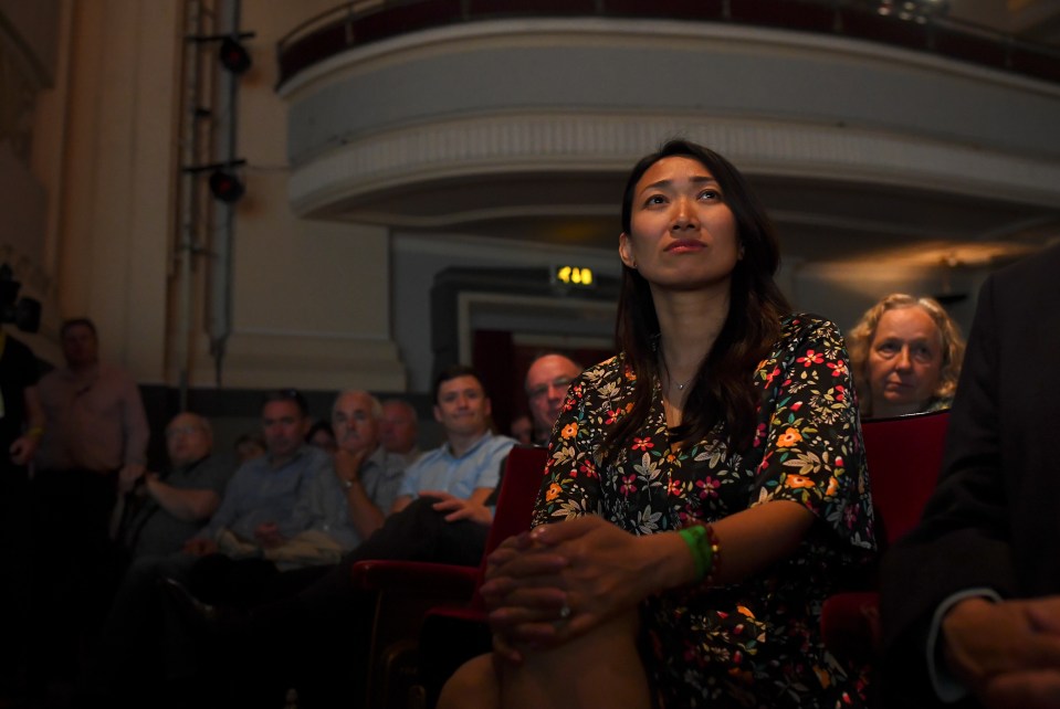  Jeremy Hunt's wife Lucia watching the proceedings