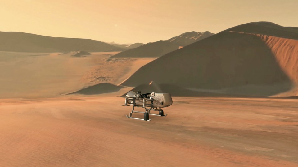 The Dragon mission will launch in 2026 and arrive at Titan in 2034 (artist’s impression)