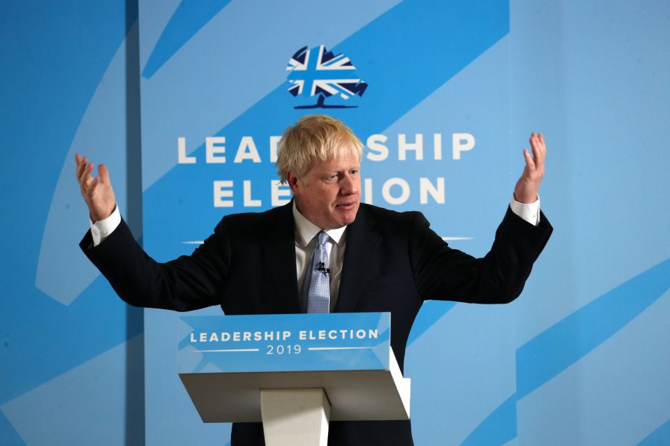  BoJo drew cheers and laughter from the hustings crowd