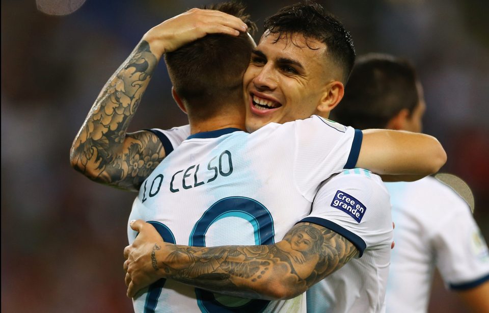  Argentina beat Venezuela 2-0 in the Copa America quarter-finals thanks to goals from Giovanni Lo Celso and Lautaro Martinez