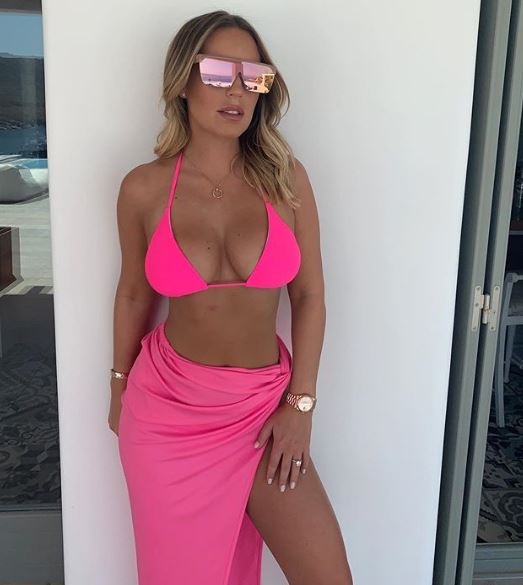  Kate Wright looked amazing in a pink bikini on the last day of her hen do