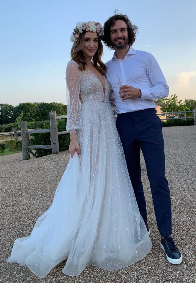  Joe Wicks and Rosie Jones got married yesterday