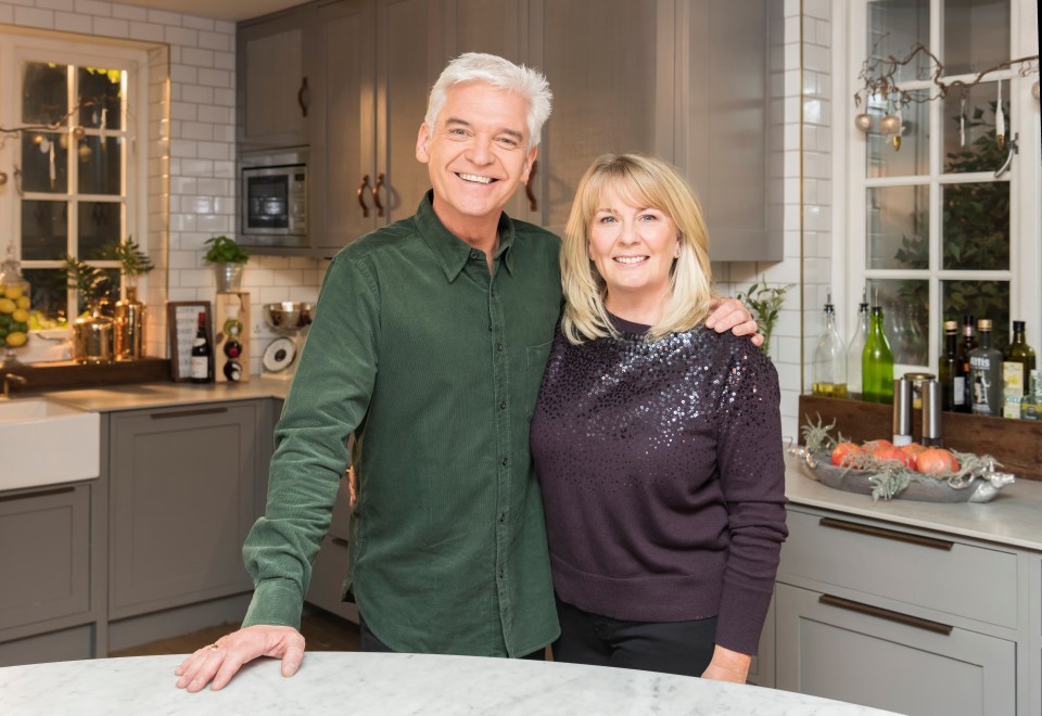  Phillip Schofield and his wife Stephanie Lowe