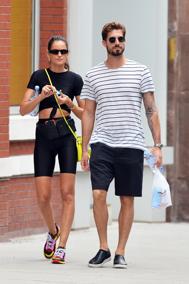  Izabel with her goalkeeper fella Kevin Trapp