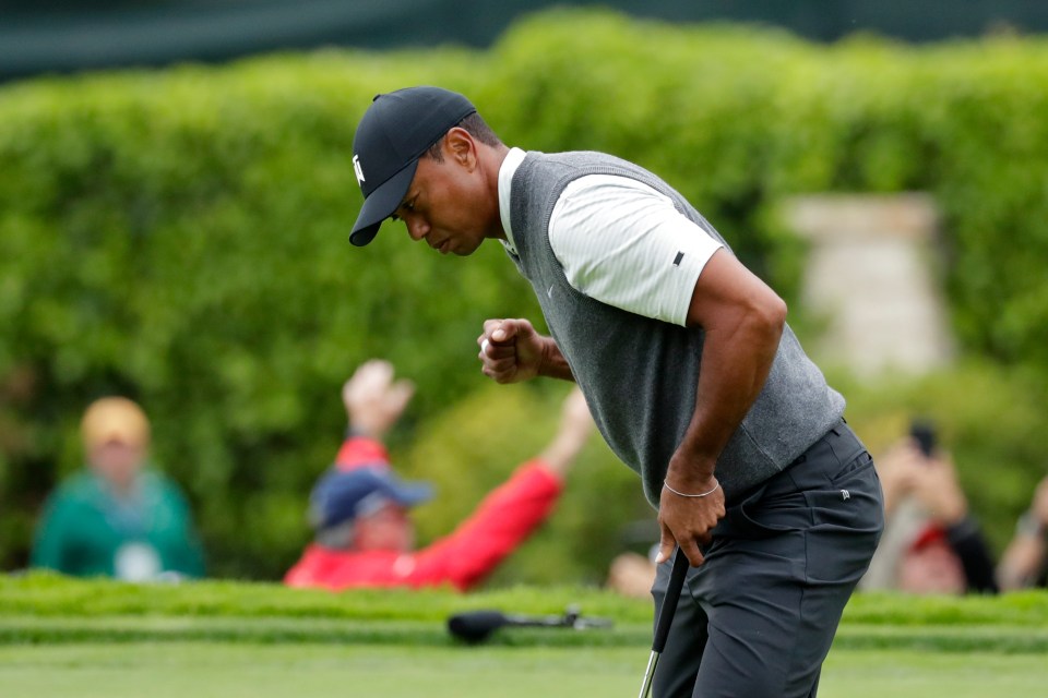  Tiger Woods battled well in the first round despite not having his A game to keep himself in the hunt