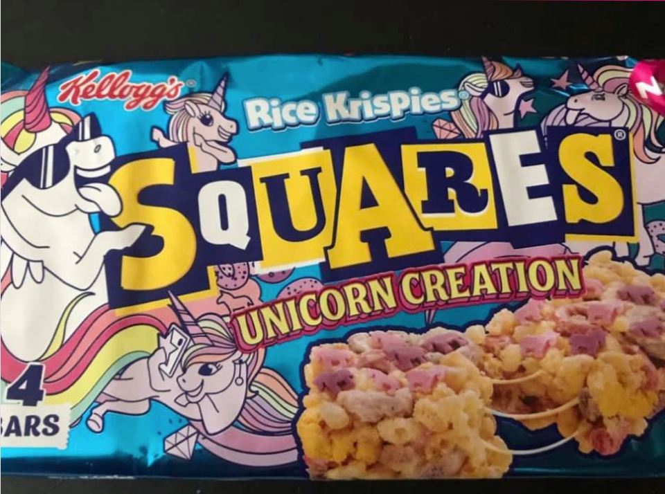  Asda has rolled out unicorn-themed Rice krispies squares