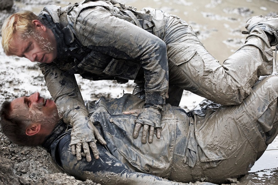 Boris and Jezza in a mud-wrestle (we’ve kept the clothes on)