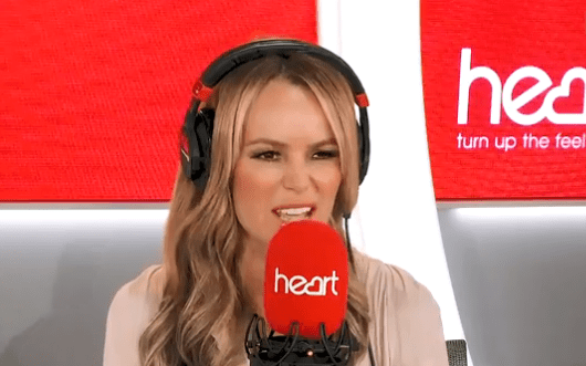  Amanda Holden reignited her feud with Phillip Schofield on today's Heart Breakfast Show