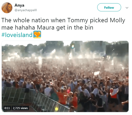  They loved Tommy's decision