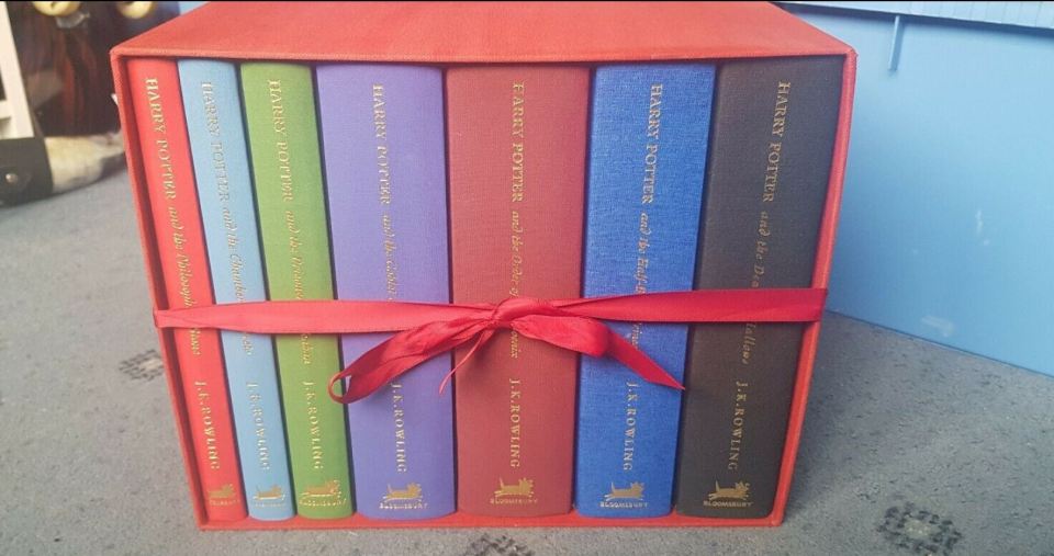  The Harry Potter books had been read but were in a good condition