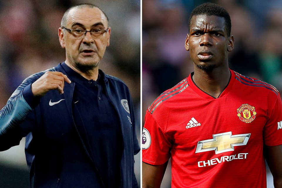 Paul Pogba reportedly phoned Maurizio Sarri to convince the new Juventus manager to sign him