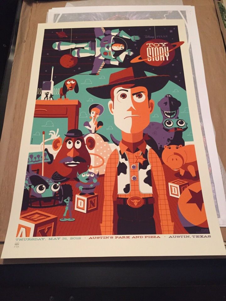  This Toy Story screen print was designed by illustrator Tom Whalen