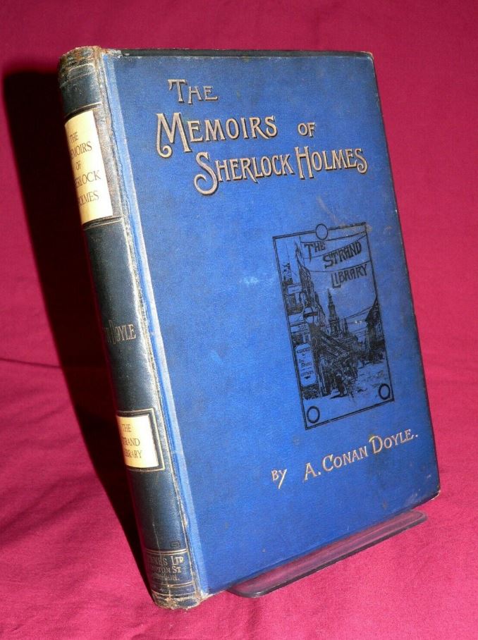  This The Memoirs of Sherlock Holmes copy is 125-years-old