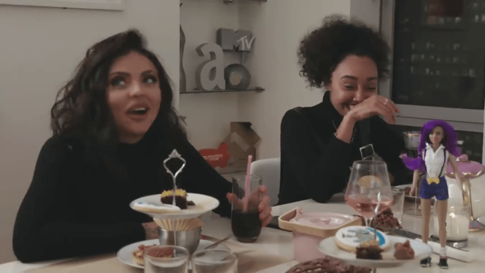  Jesy and Leigh-Anne were in stitches over the cake