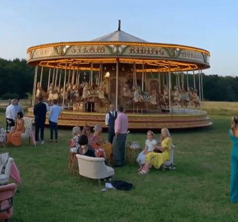  There was a merry go round in the field