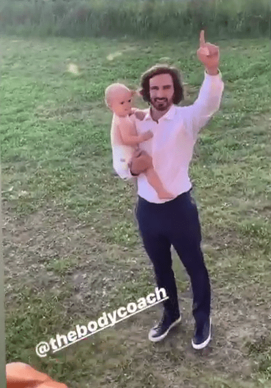  Joe dances with his little girl Indie